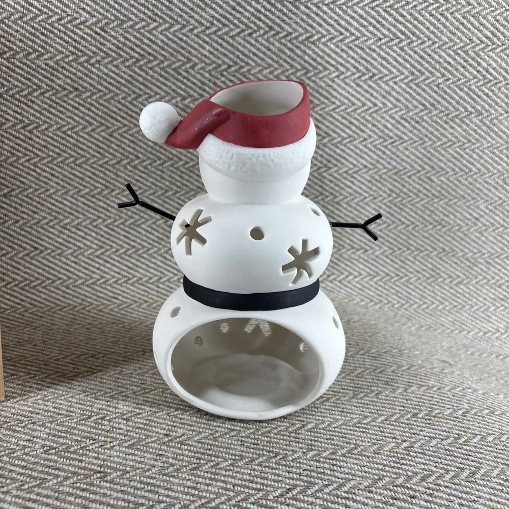PartyLite santa snow